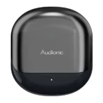 Audionic Airbud 595 package contents box unboxing earbuds charging case USB cable ear tips user manual warranty card