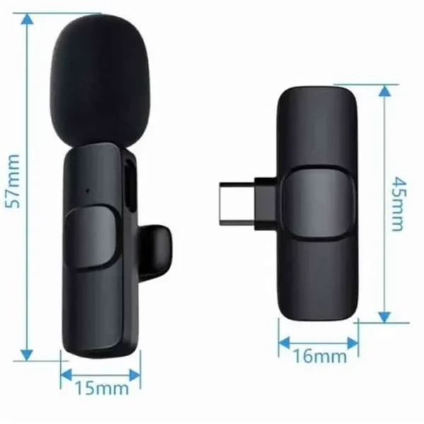 K9 Wireless Microphone iOS Compatible Audio Type-C Lightning Pakistan