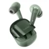 Audionic Airbud 595 single earbud close up view showing touch control panel quad microphone design 11mm driver