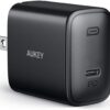 AUKEY Enduro Series 48W car charger dual port USB-C PD 30W fast charging purple metallic Pakistan