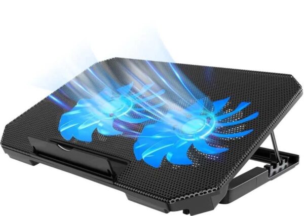 Hawal Dual Fan Laptop Cooler Stand USB Cooling Pad